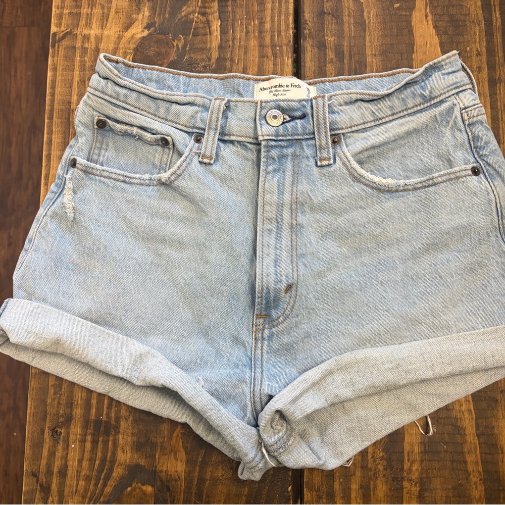 Abercrombie & Fitch Light Wash Jean Shorts